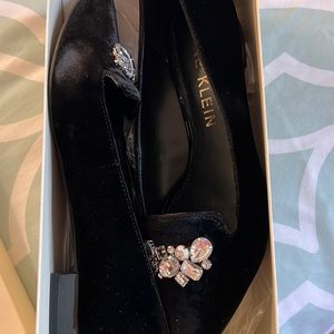 Anne Klein embellished flats